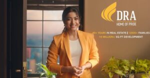 Rashmika is named a Brand Ambassador by DRA Real Estate